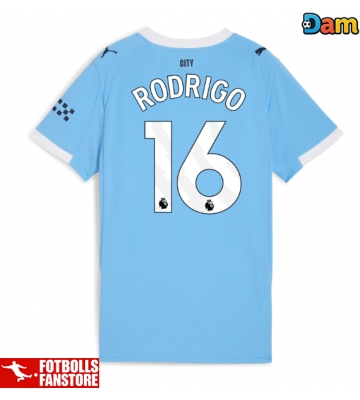 Manchester City Rodri Hernandez #16 Hemmatröja Dam 2025-26 Kortärmad